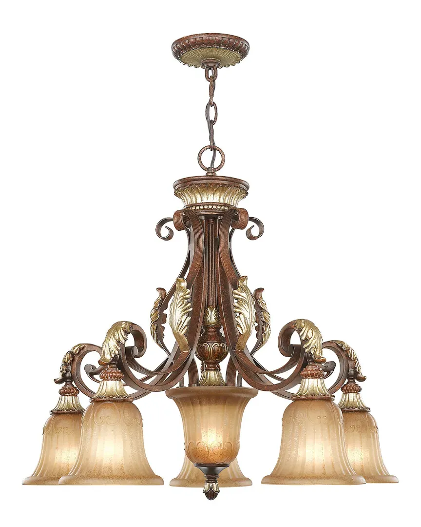 Villa Verona 6-Light Chandelier - Verona Bronze