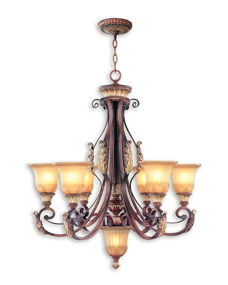 Villa Verona 7-Light Chandelier - Verona Bronze