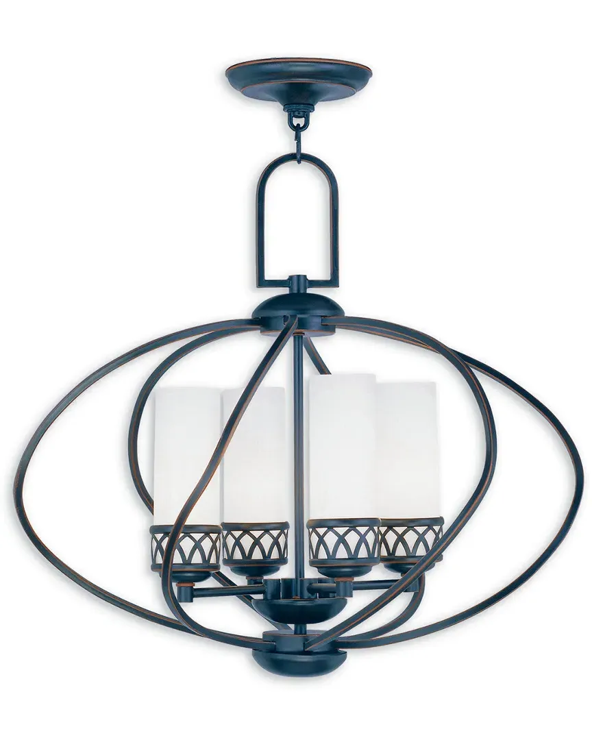 Westfield 4-Light Chandelier - Olde Bronze, Steel