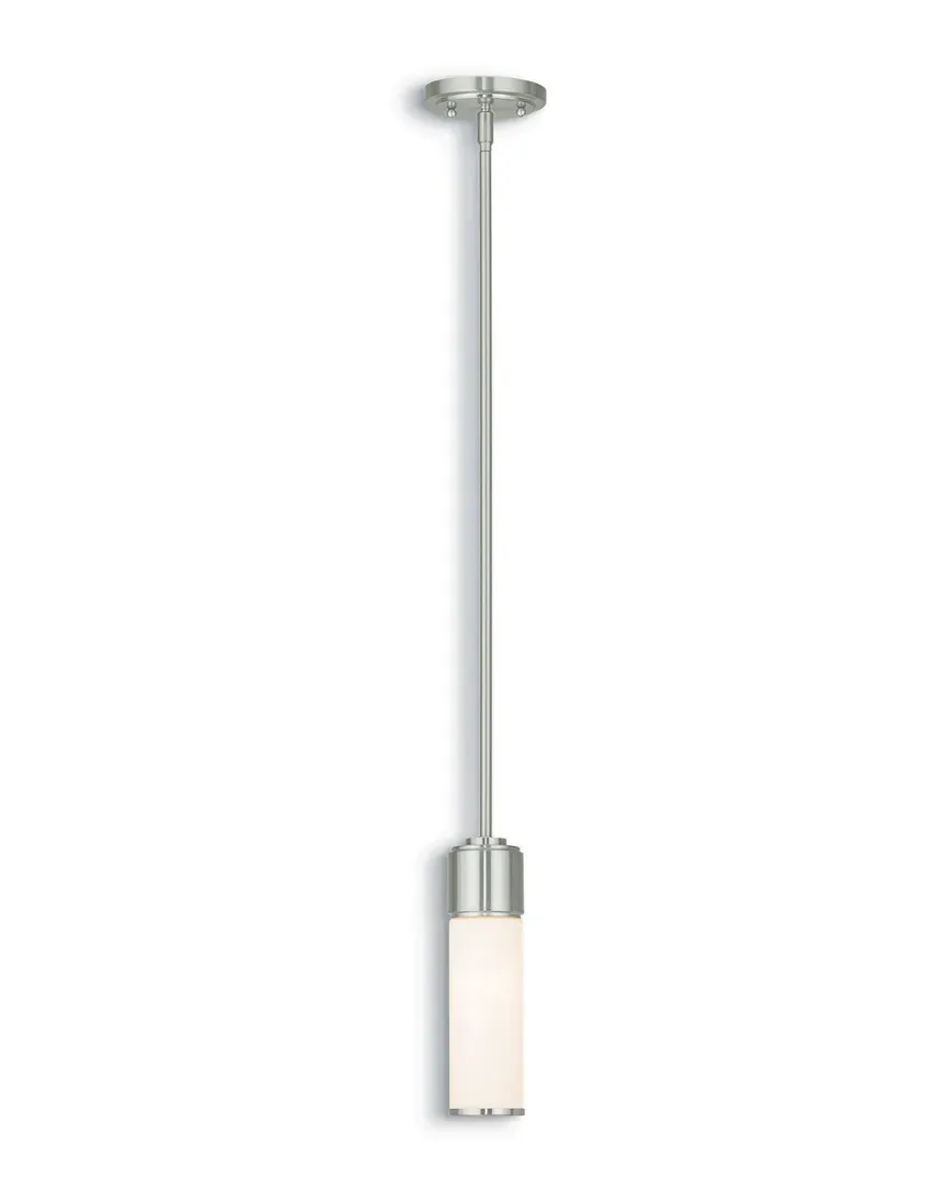 Weston 1-Light Mini Pendant - Brushed Nickel, Steel