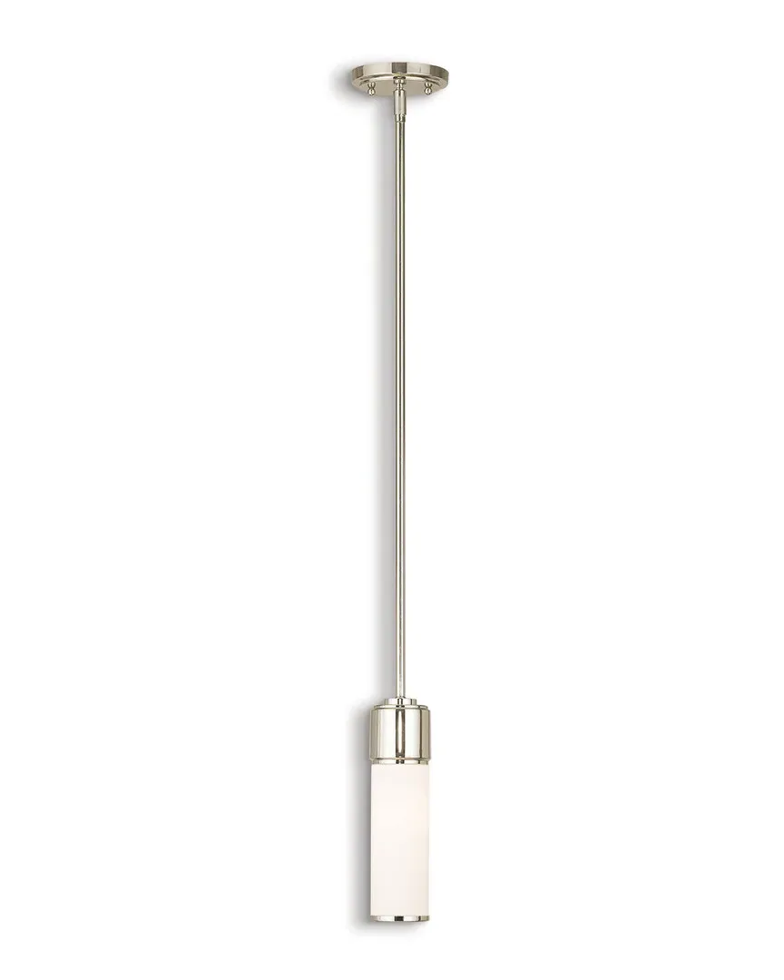Weston 1-Light Mini Pendant - Polished Nickel, Steel