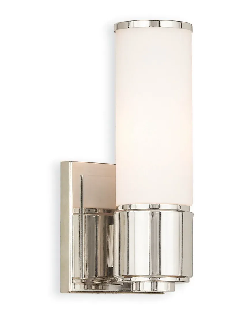 Weston 1-Light Wall Sconce - Polished Nickel, Steel