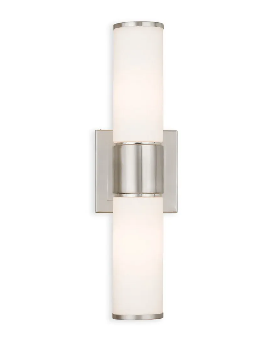 Weston 2-Light Wall Sconce - Brushed Nickel, Steel image