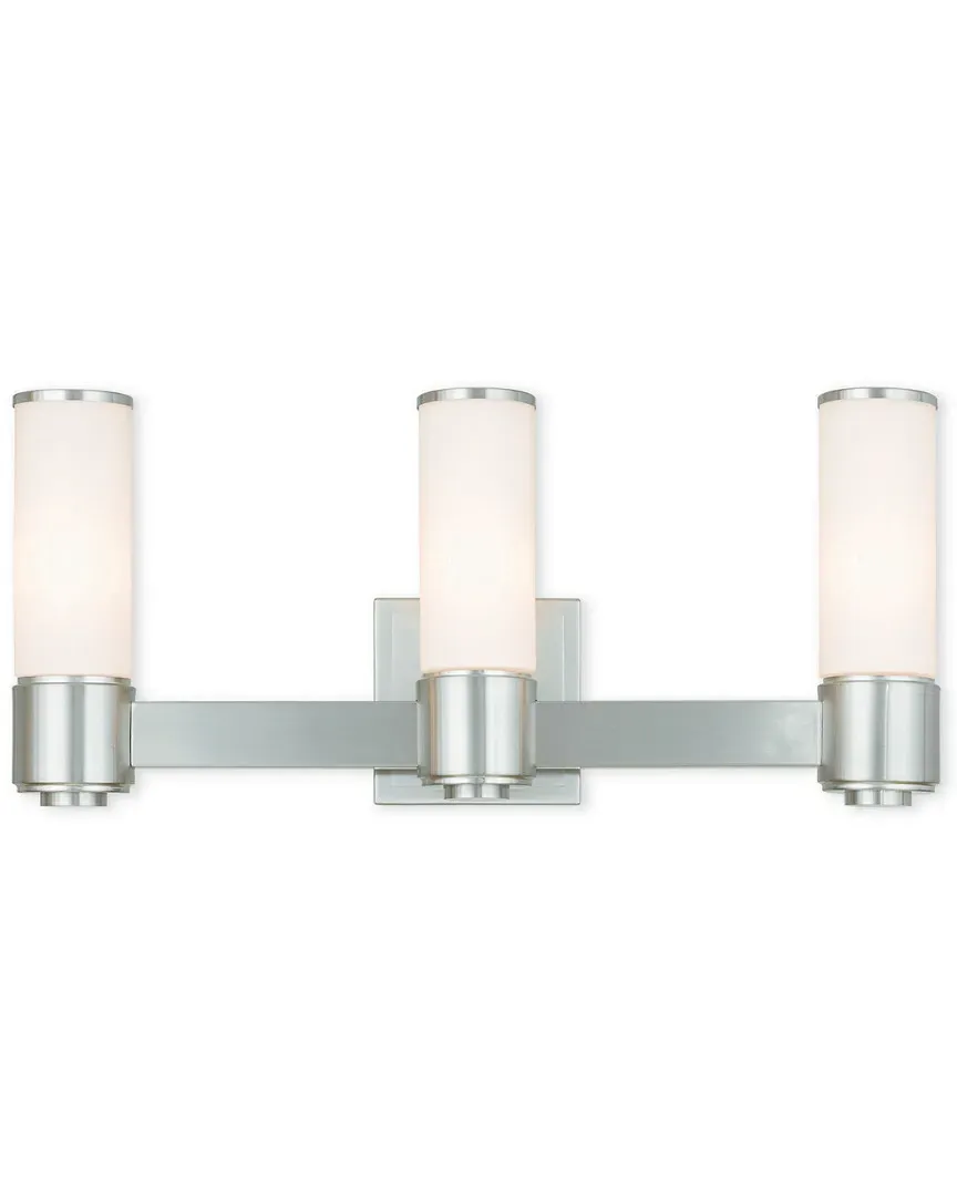 Weston 3-Light Wall Sconce - Brushed Nickel, Steel image