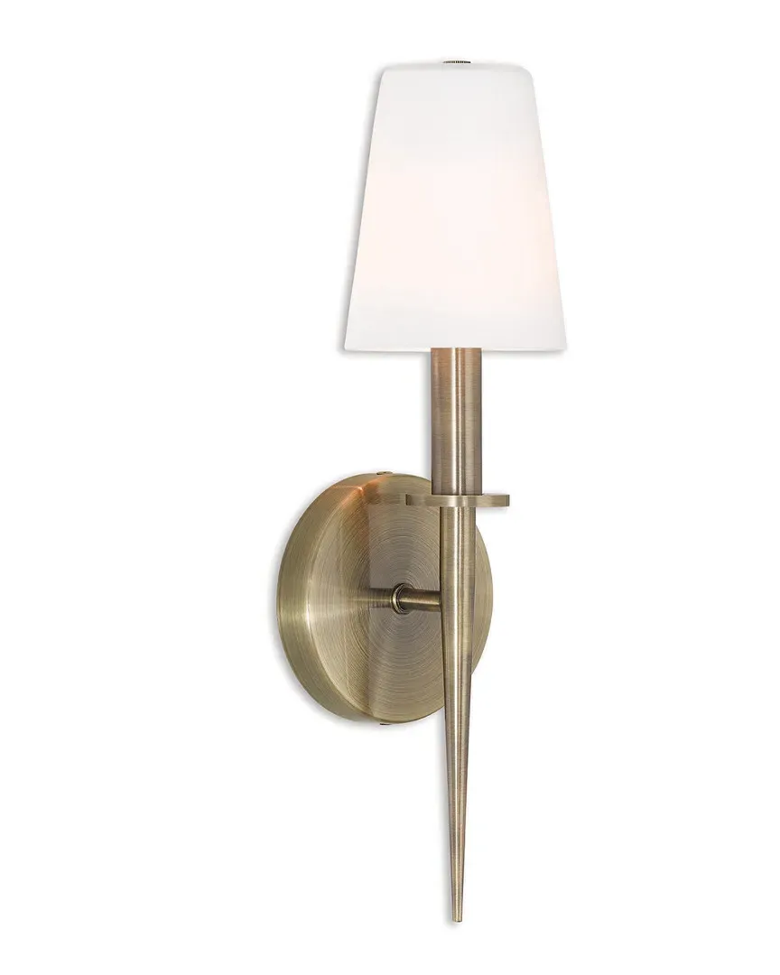 Witten 1-Light ADA Wall Sconce - Antique Brass, Steel