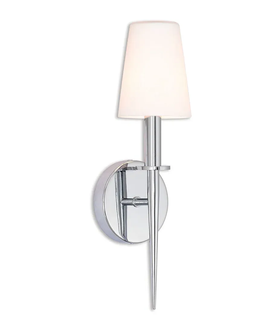 Witten 1 Light Wall Sconce - Polished Chrome, Steel