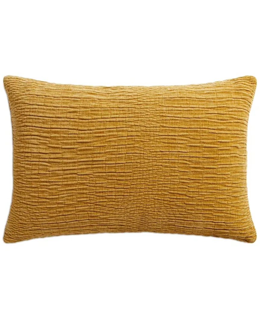 13in x 21in Throw Pillow with Removable Cover - Gold, Polyester