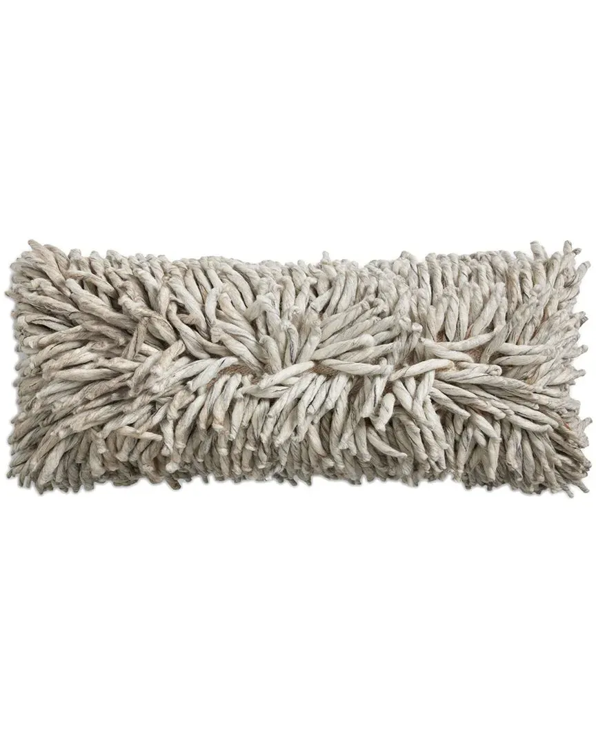 13in x 35in Throw Pillow with Removable Cover - Silver, Cotton