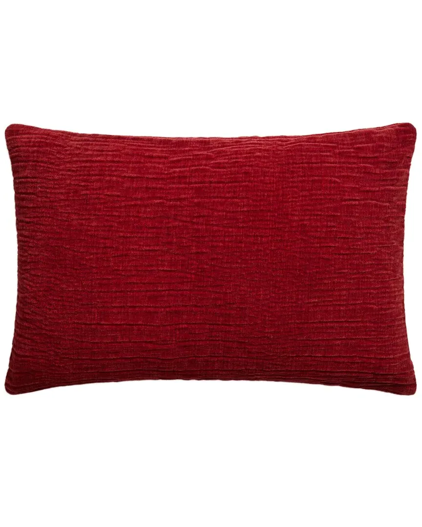 13x21 Throw Pillow with Cover - Red, Polyester