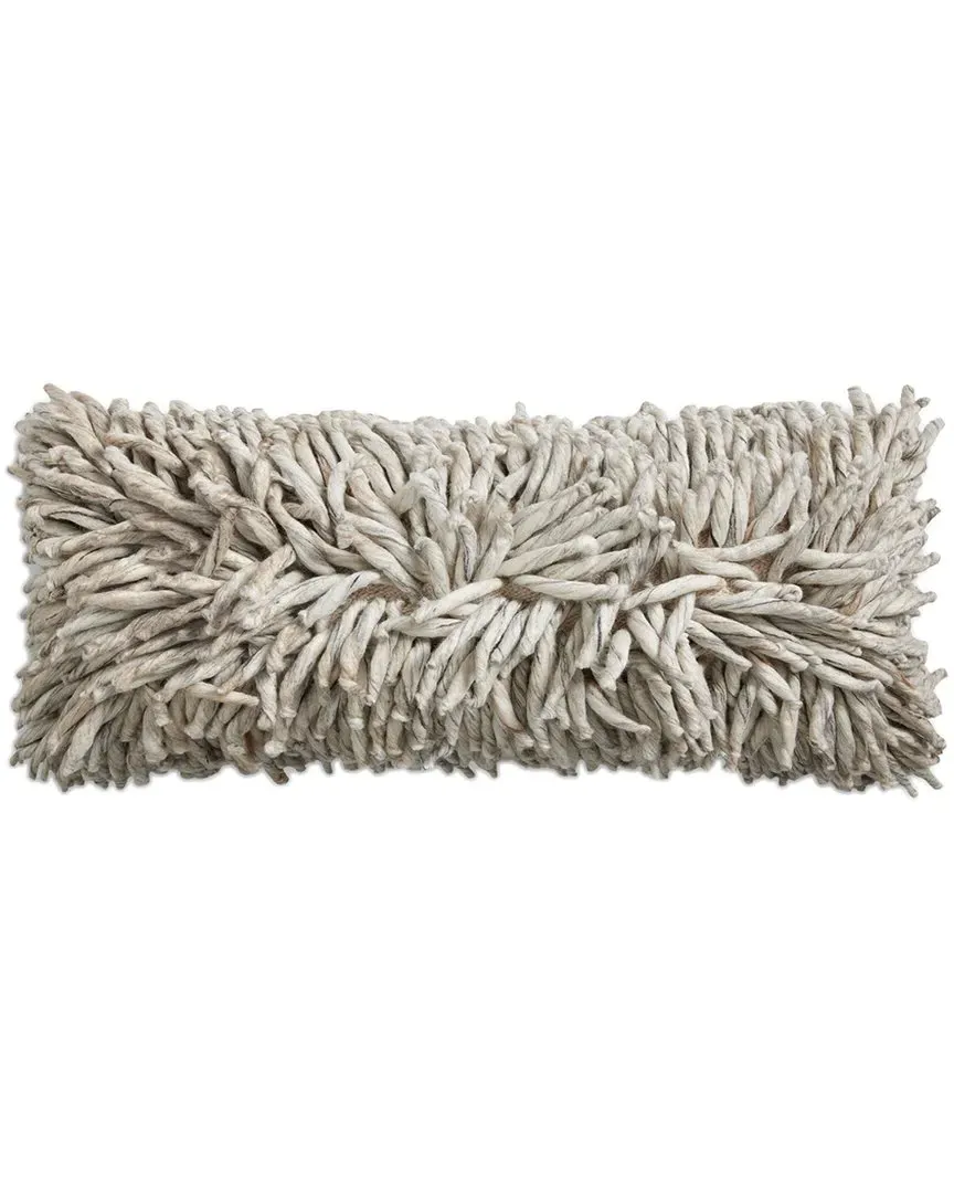 13x35 Throw Pillow with Cover - Silver, Cotton