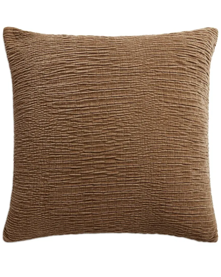 22in Square Throw Pillow with Cover - Brown, Polyester