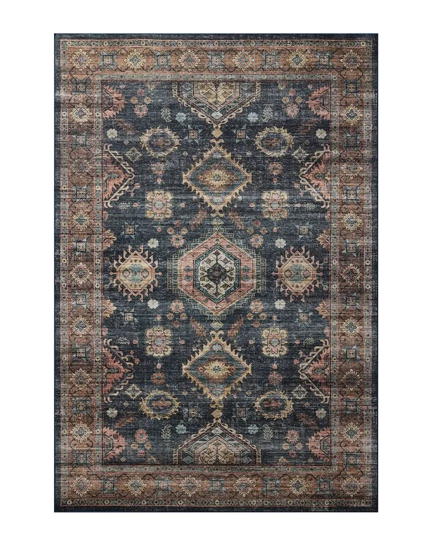 Anniston Washable Accent Rug - Blue, Polyester