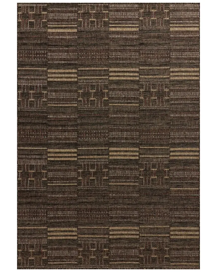 Birch Indoor/Outdoor Area Rug - Spice/Tobacco, Polypropylene