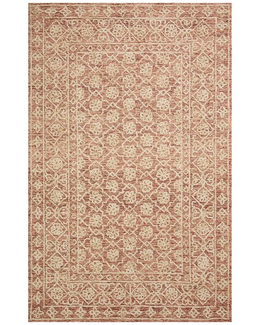 Cecelia Hand-Tufted Wool Rug - Red