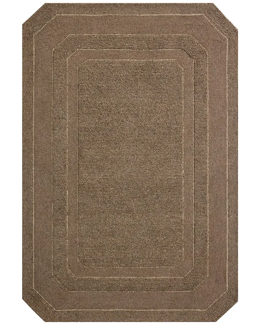 Clayton Wool Area Rug - Bark