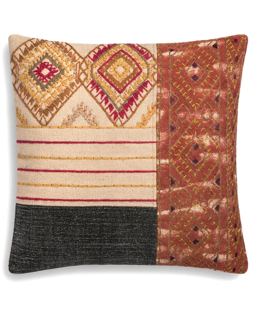 Decorative Throw Pillow - Rust