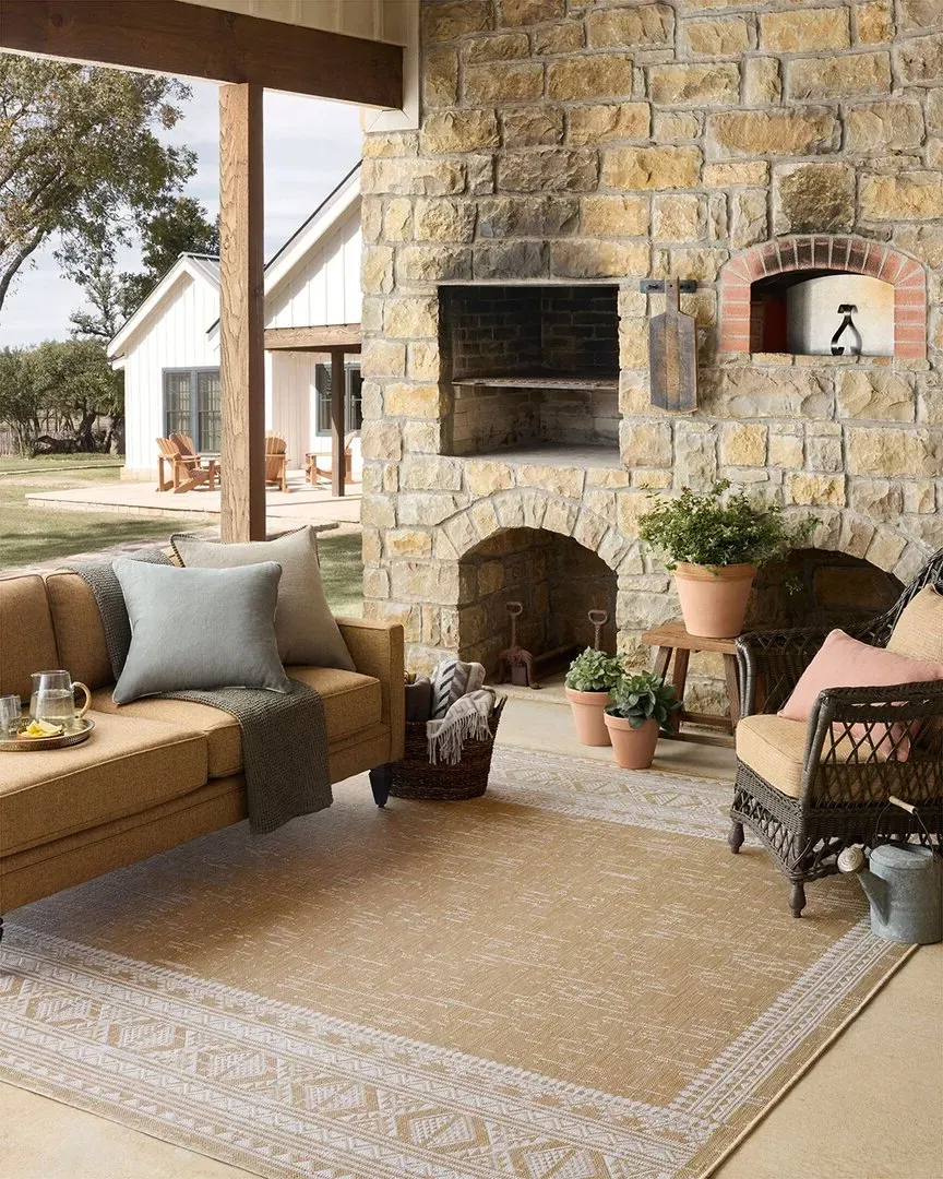 Easton Area Rug - Ivory, Polypropylene