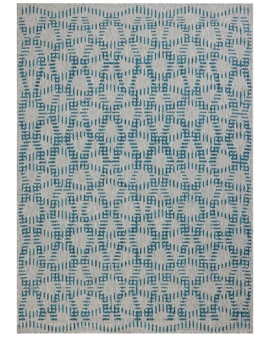 Easton Area Rug - Teal, Polypropylene