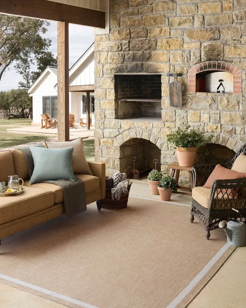 Easton Area Rug - Wheat, Polypropylene