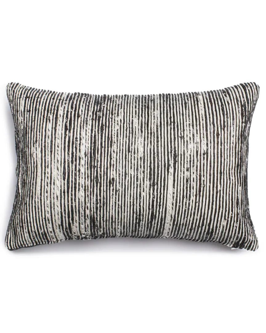 Hand-Made Decorative Silk Pillow - Black Multi, Cotton Silk image