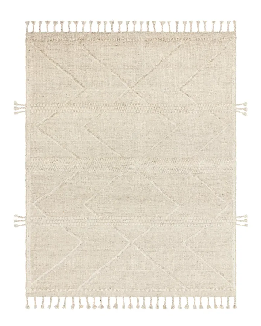 Imanima Hand-Knotted Rug - Beige, Wool