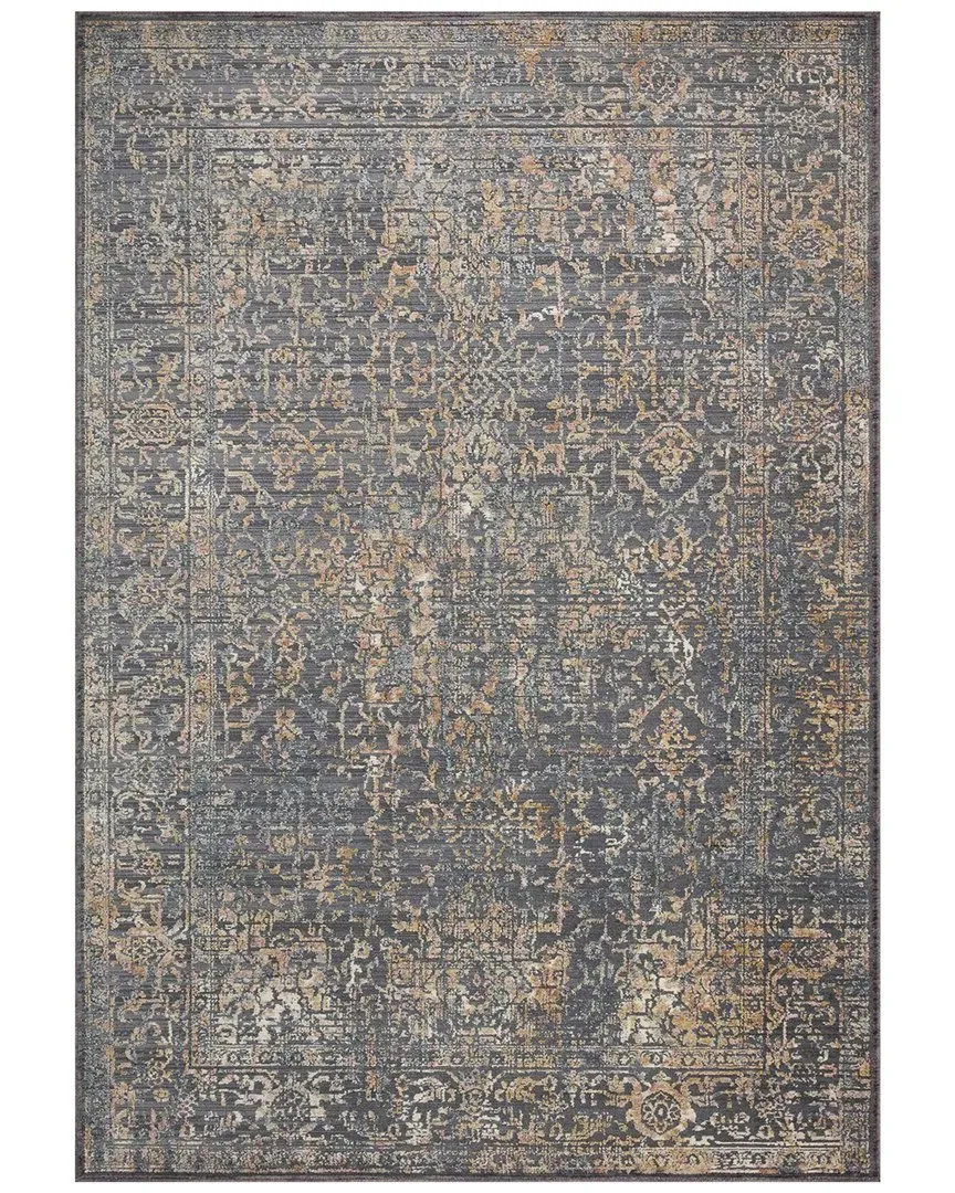 Indra Power Loomed Rug - Graphite, Polyester image