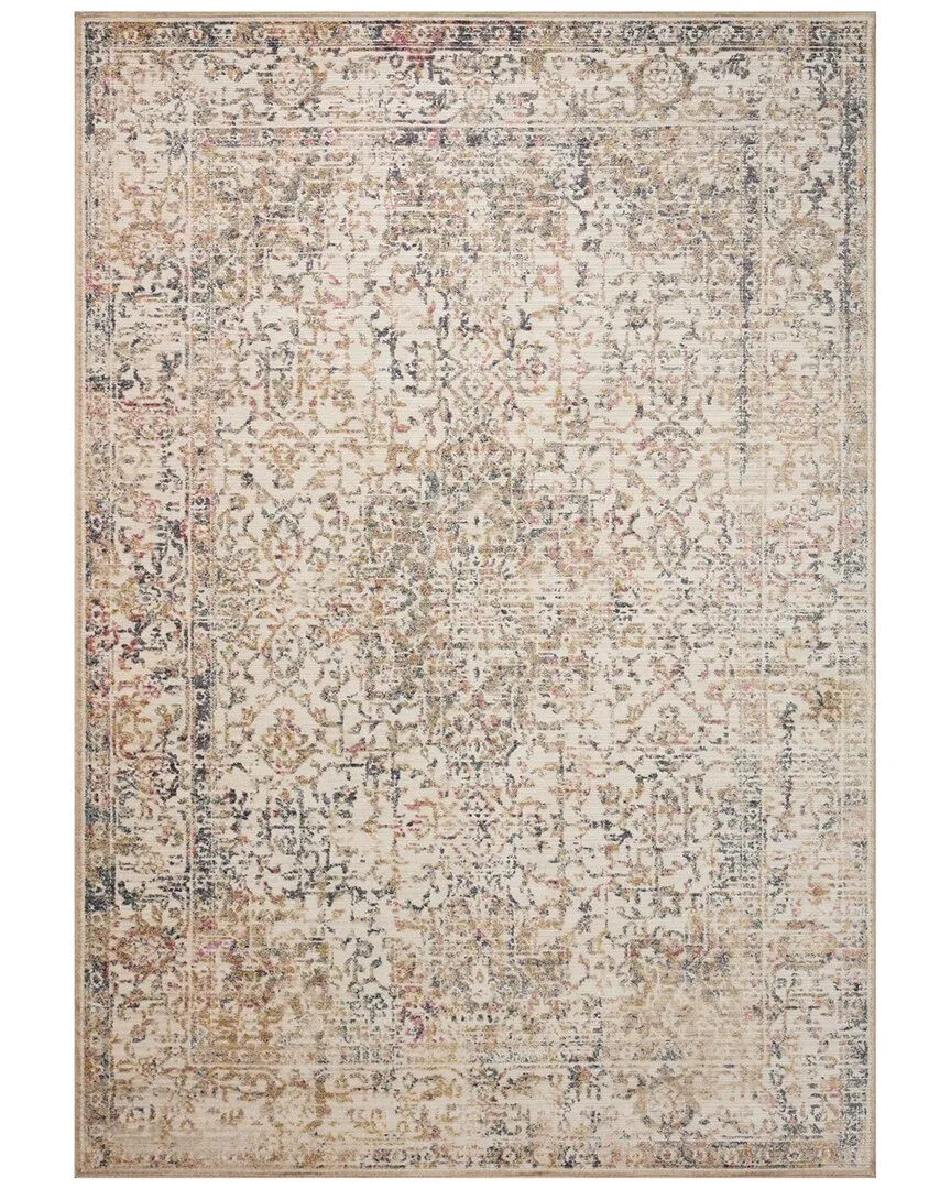 Indra Power Loomed Rug - Ivory, Polyester