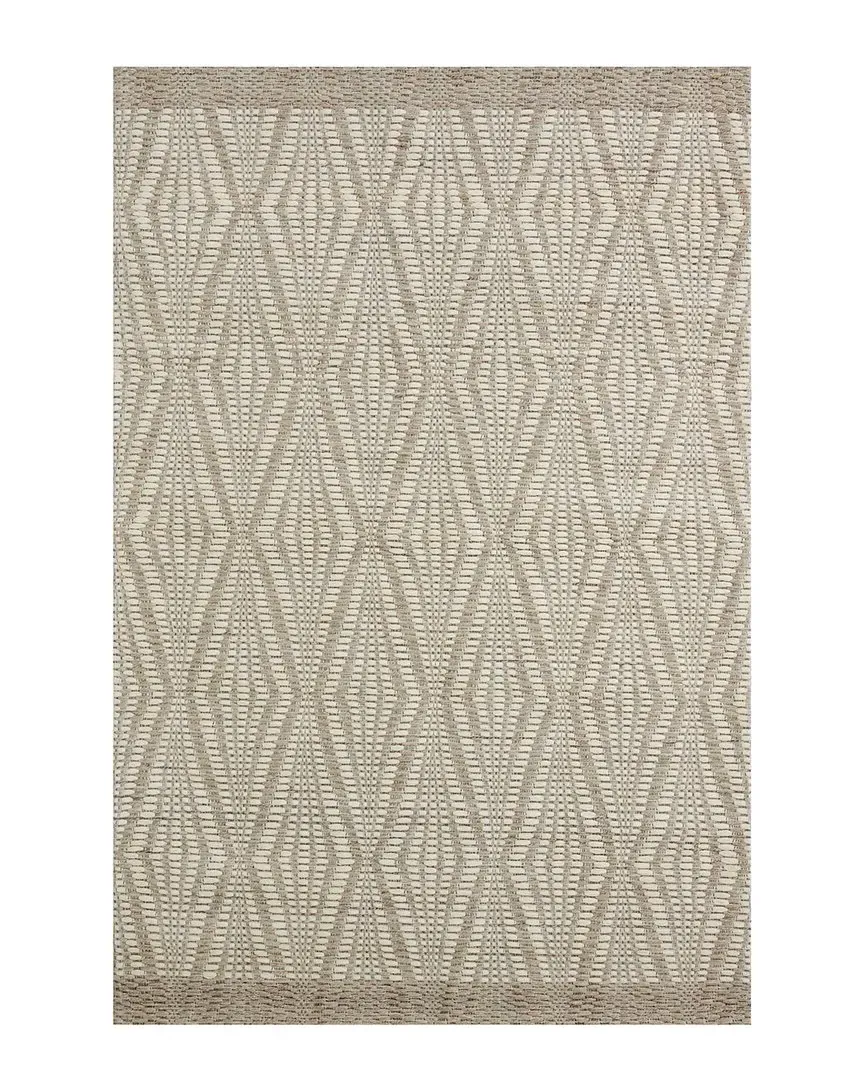 KENZIE Hand Woven Rug - Ivory/Taupe, Wool