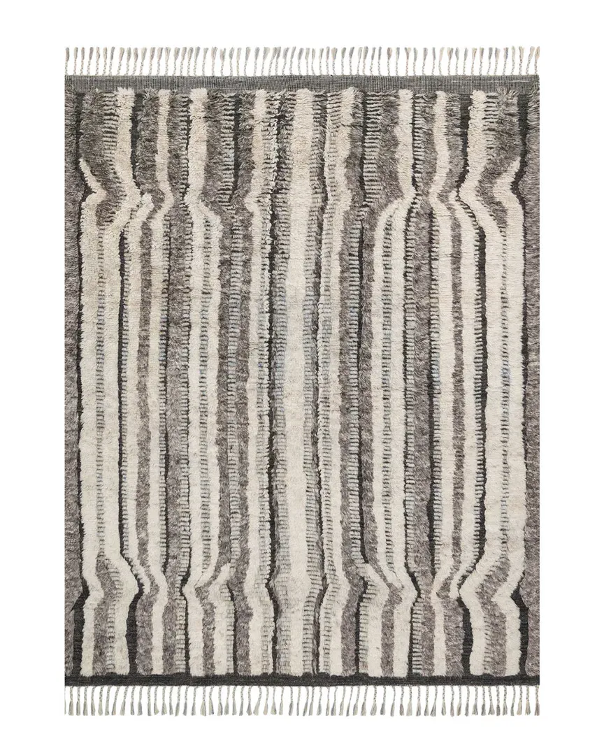 Khalid Hand Knotted Rug - Stone, Wool