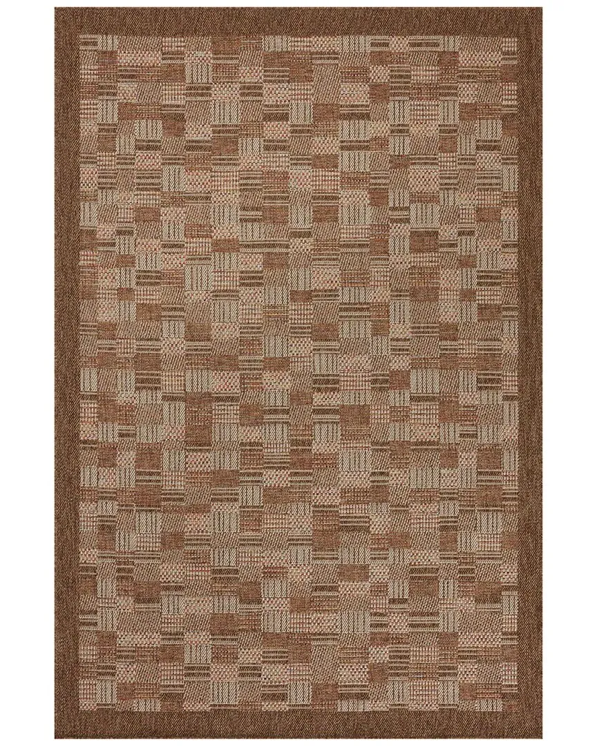 Merrick Indoor/Outdoor Accent Rug - Brown, Polypropylene