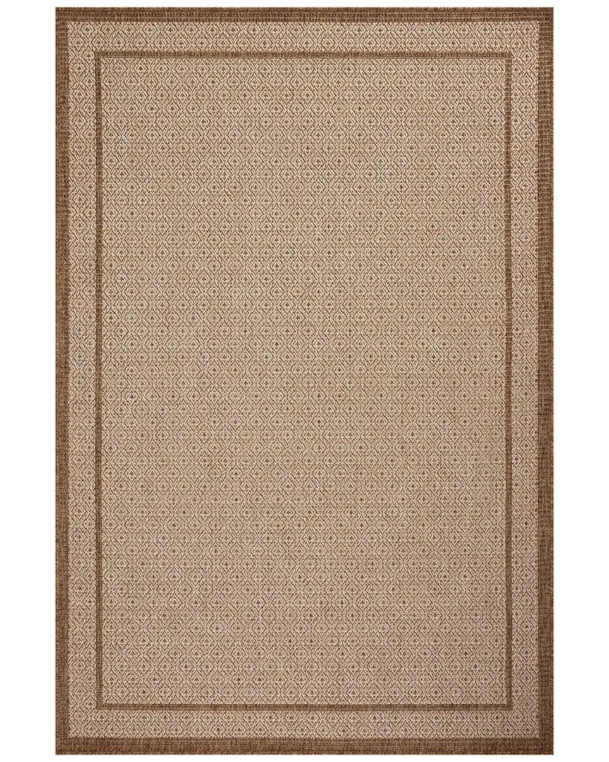 Merrick Indoor/Outdoor Accent Rug - Brown, Polypropylene
