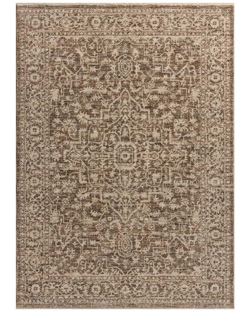 Newman Space Dyed Area Rug - Dark Taupe, Polyester