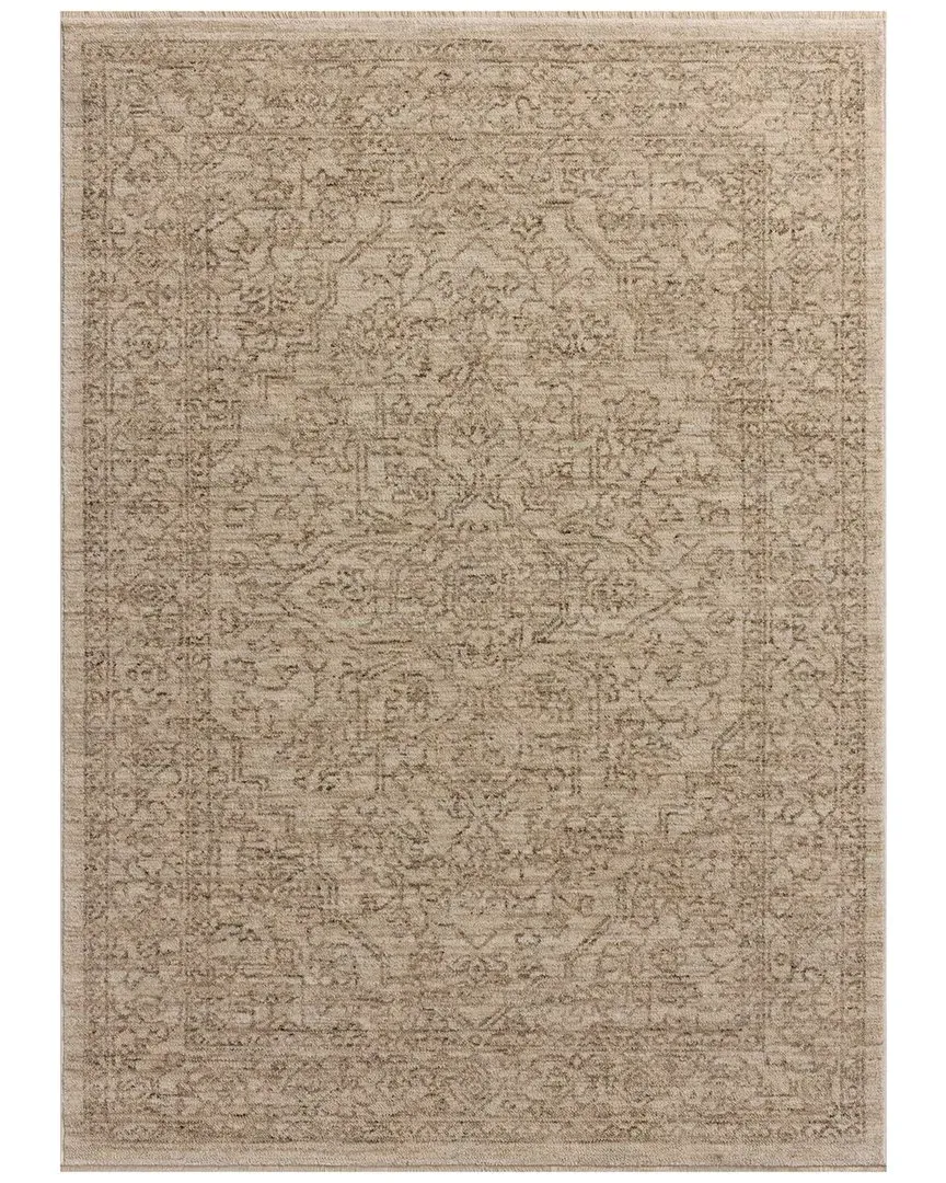 Newman Space Dyed Area Rug - Taupe, Polyester
