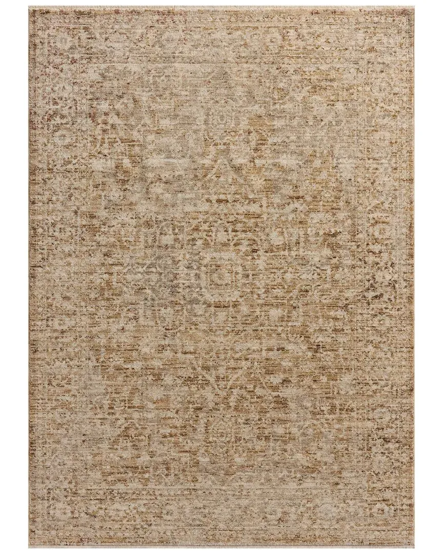 Newman Space Dyed Area Rug - Wheat, Polyester