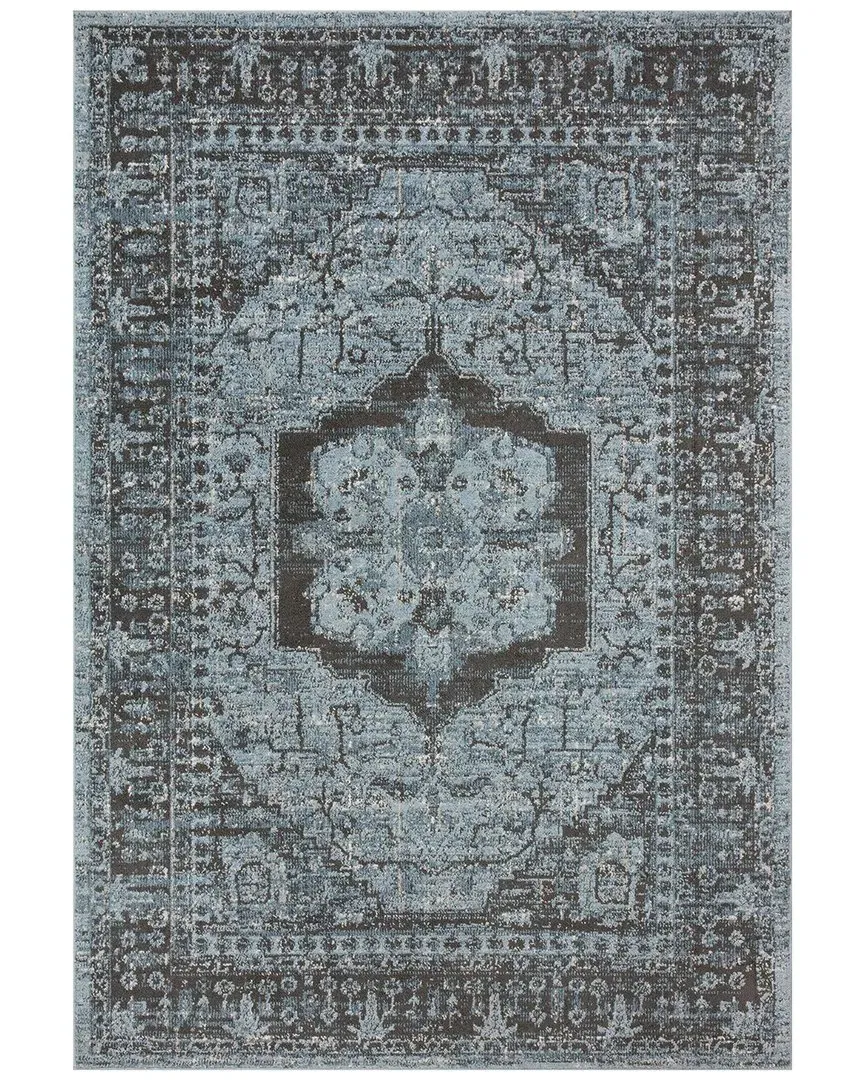 Odette Area Rug - Blue, Polyester