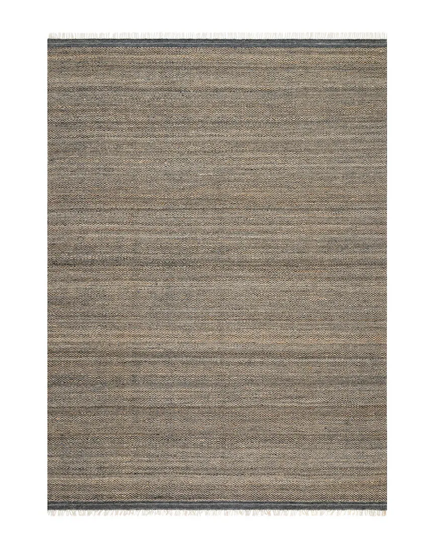 Omen Hand-Woven Rug - Ink, Jute