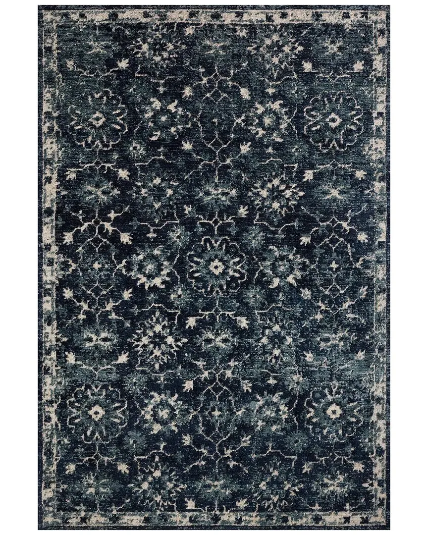 Percival Area Rug - Navy, Polyester