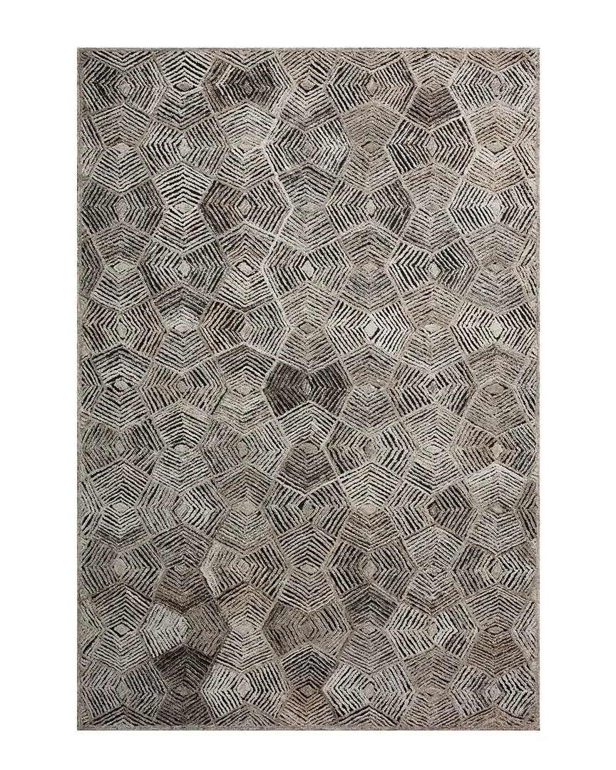 Prescott Wool-Blend Rug - Brown
