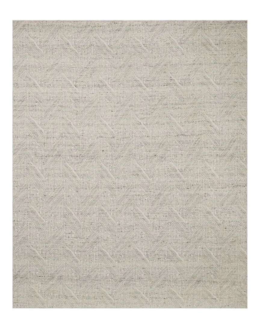 Raven Accent Rug - Silver, Wool