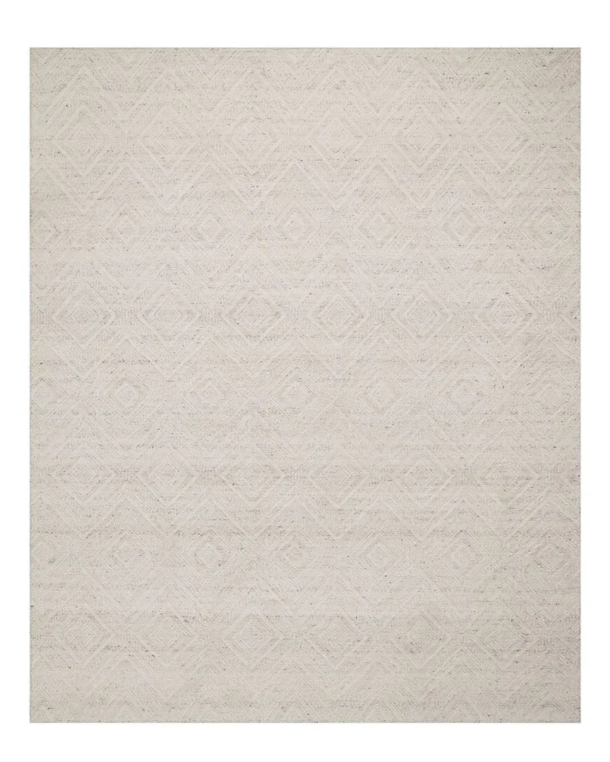 Raven Accent Rug - White, Wool