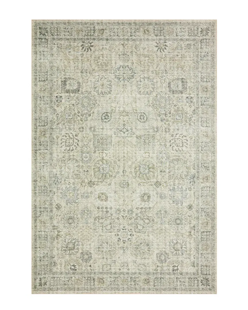 Skye Power Loomed Rug - Natural Sage