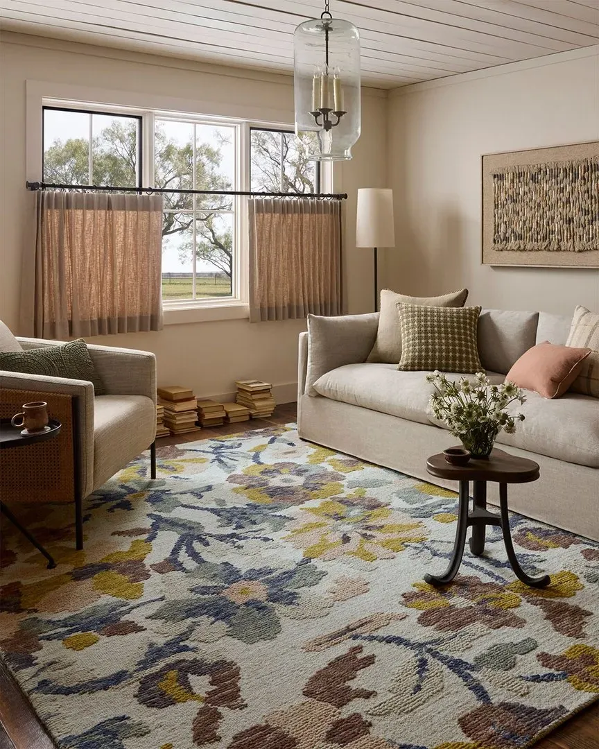 Tilly Wool Area Rug - Bone image