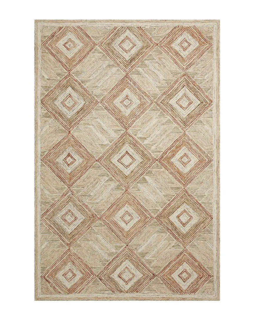 Varena Accent Rug - Beige, Wool