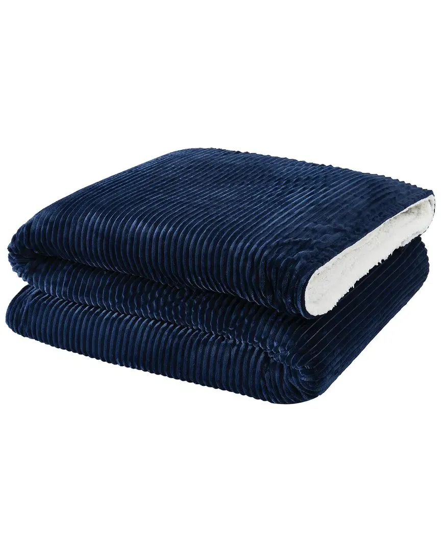 Corduroy Throw Blanket - Blue image