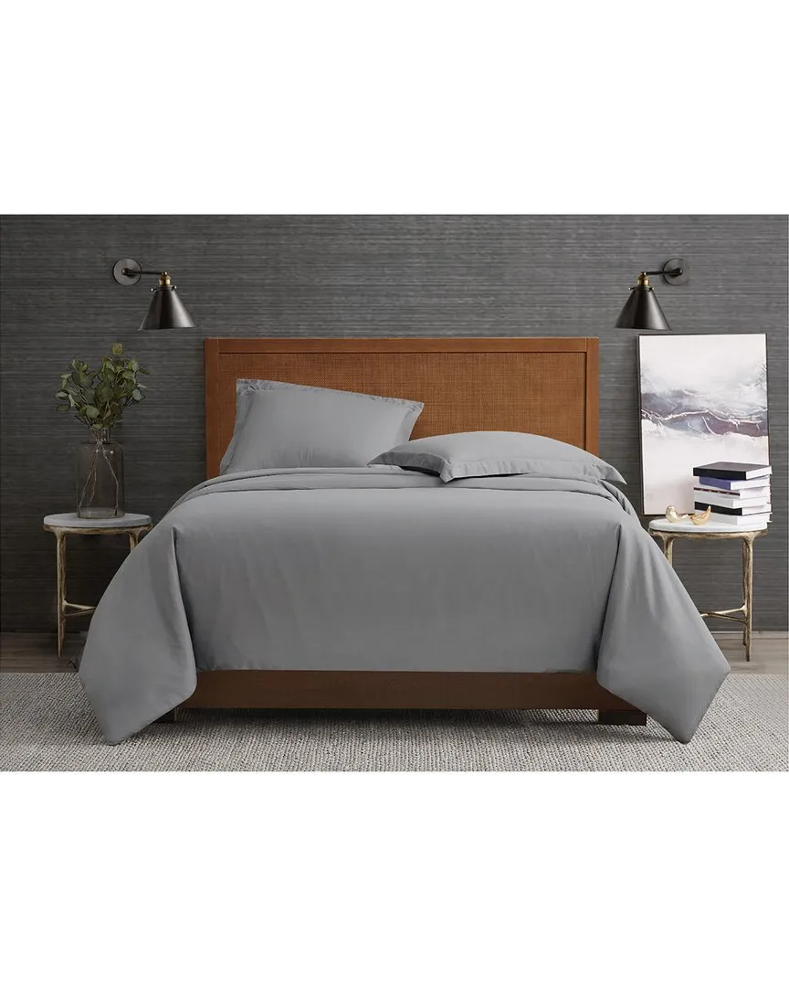 Garment Wash Duvet Cover Set - Grey, Microfiber