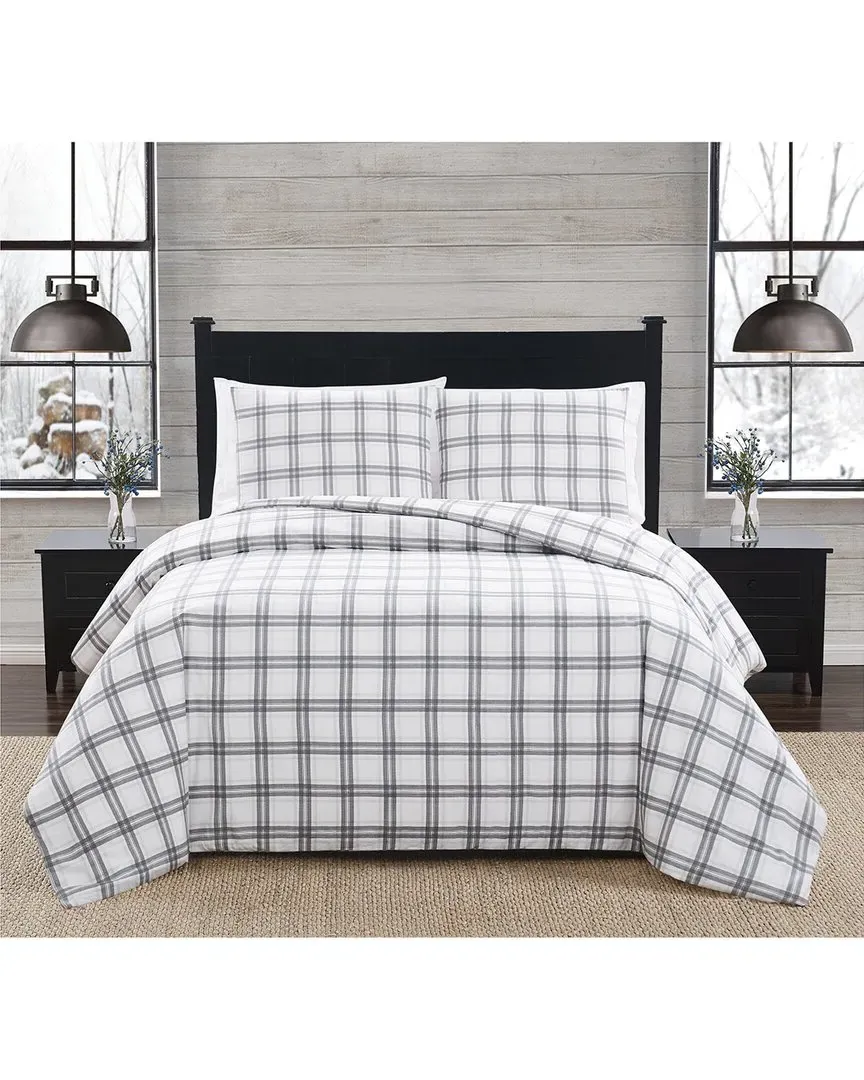 Plaid Flannel Sheet Set - Multicolor, Cotton