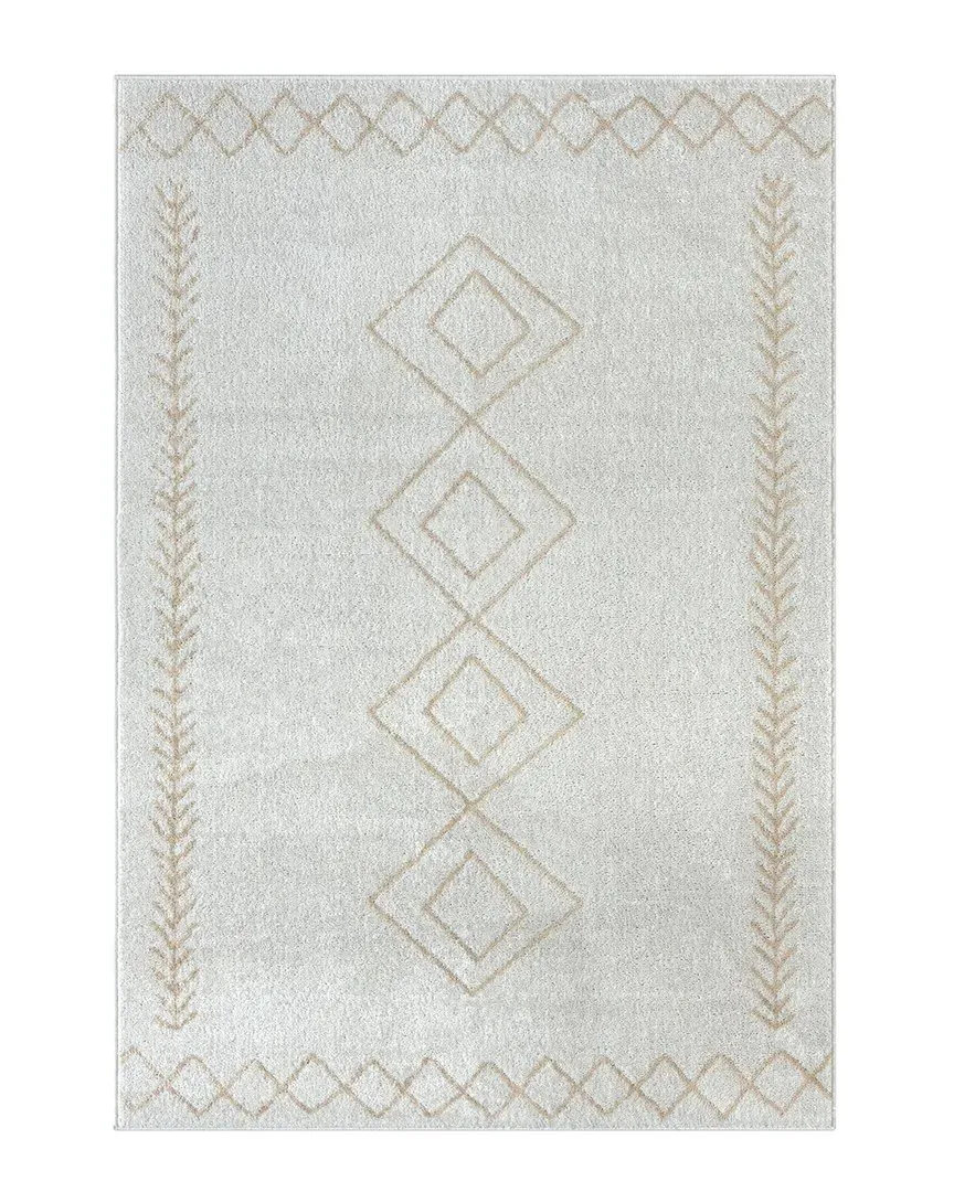 Calixta Diamond Area Rug - Cream image