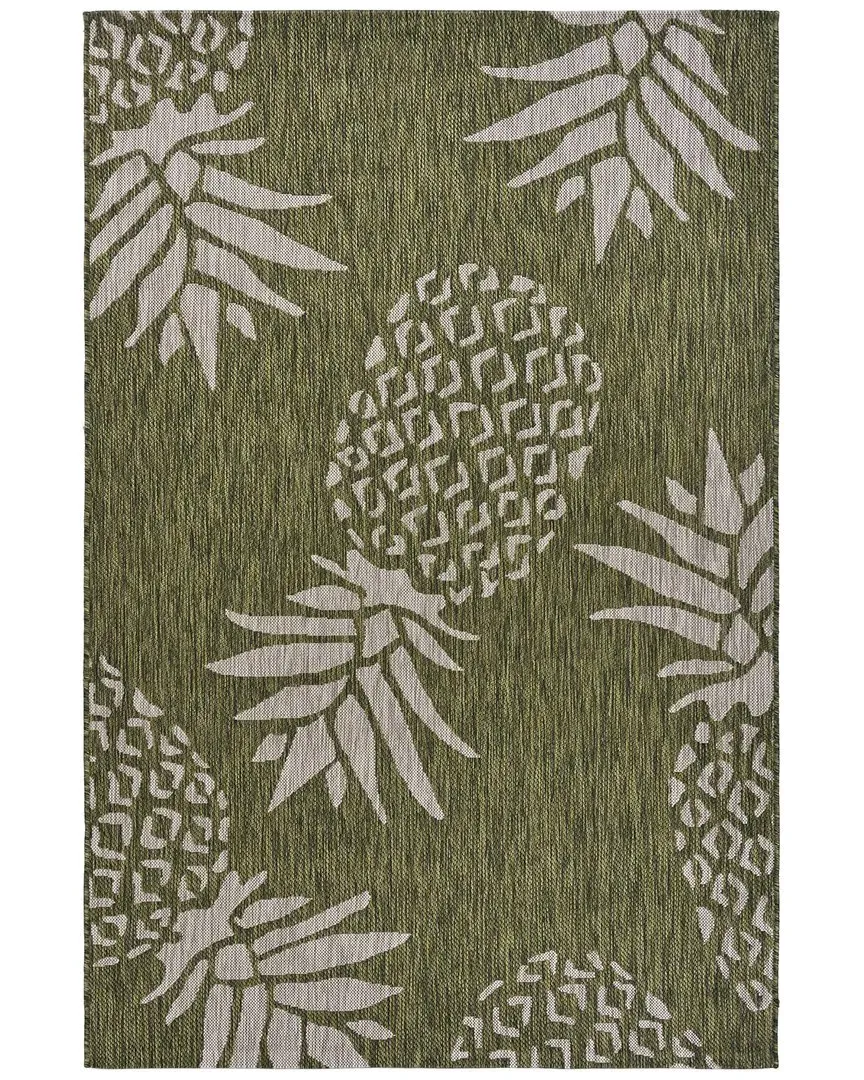 Catalina Indoor/Outdoor Rug - Green, Polypropylene