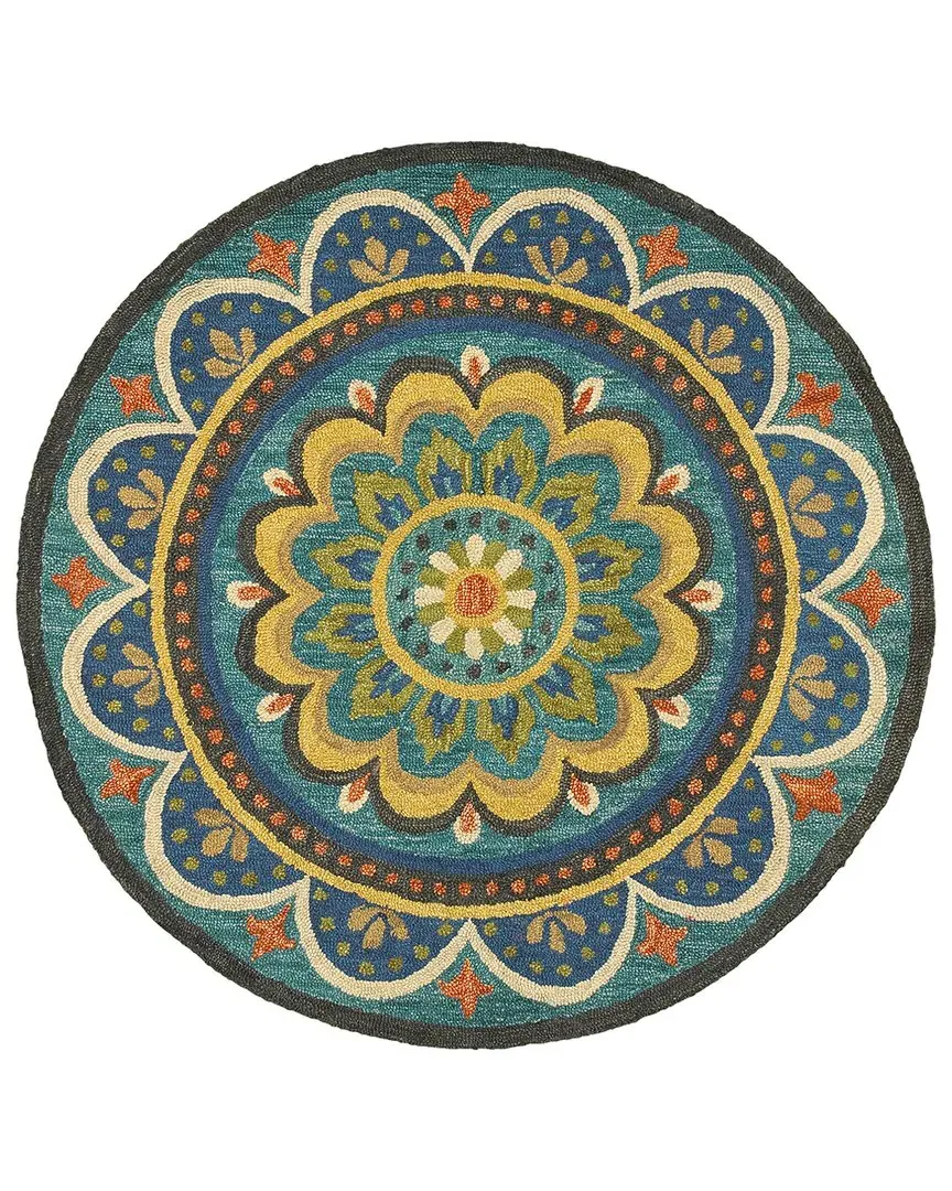 Dazzle Hand-Tufted Rug - Blue, Wool