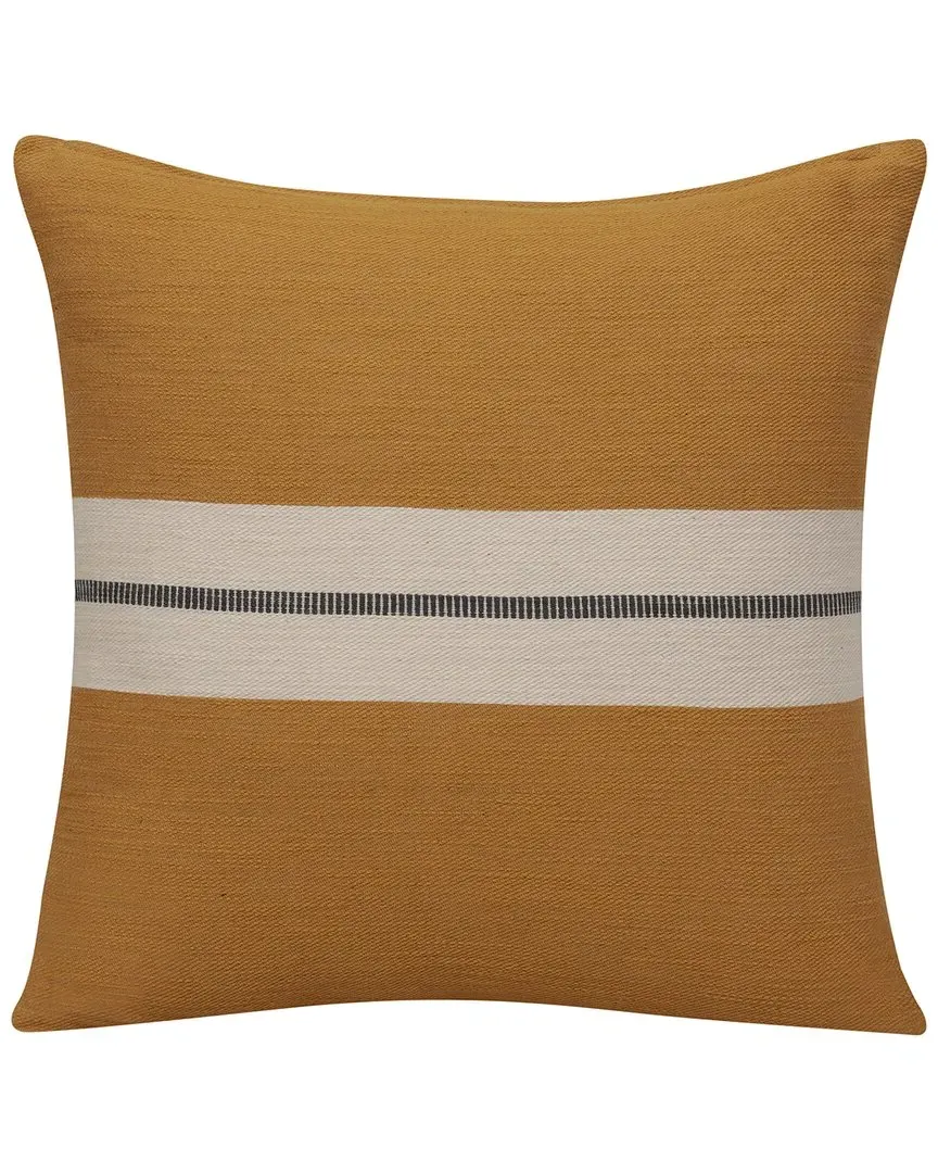 Easton Striped Throw Pillow - Brown, Cotton image